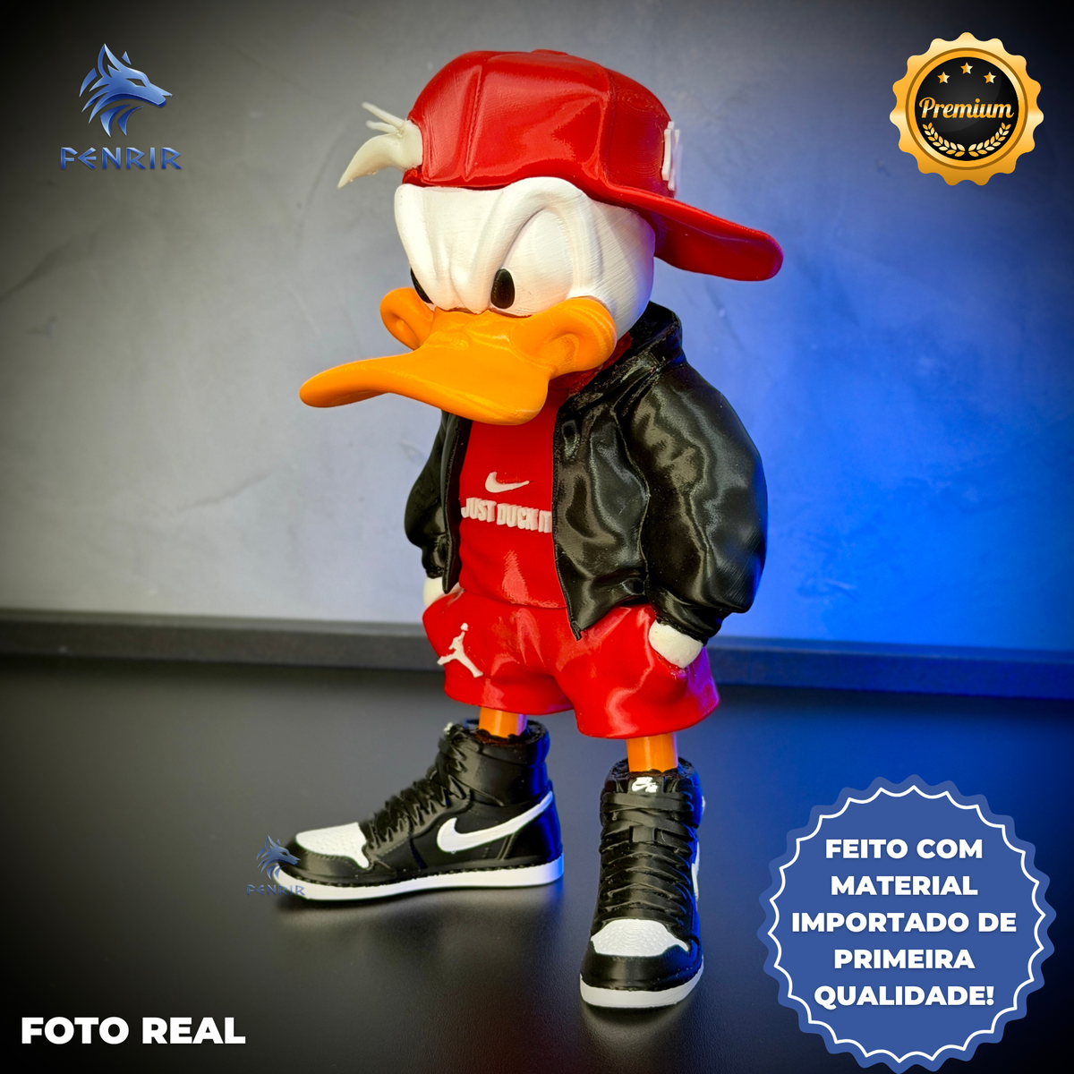 Pato Donald Urban Figura decorativa estilo Cartoon Montado a mão artesanal EXCLUSIVO FRETE GRÁTIS