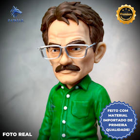 Walter White Episódio Piloto (Figure decorativa Cartoon Fã) estilo Cartoon Montado a mão artesanal EXCLUSIVO FRETE GRÁTIS