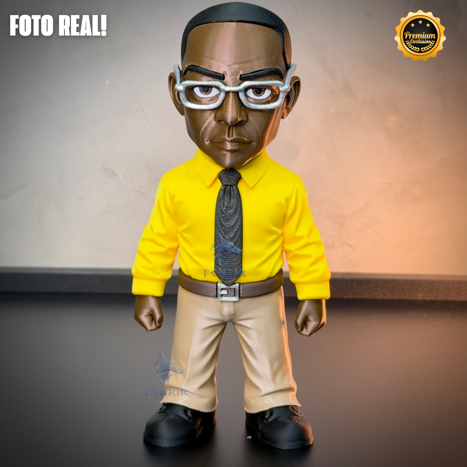 Gus Fring Breaking Bad (Figure decorativa Cartoon Fã) estilo Cartoon Montado a mão artesanal EXCLUSIVO FRETE GRÁTIS