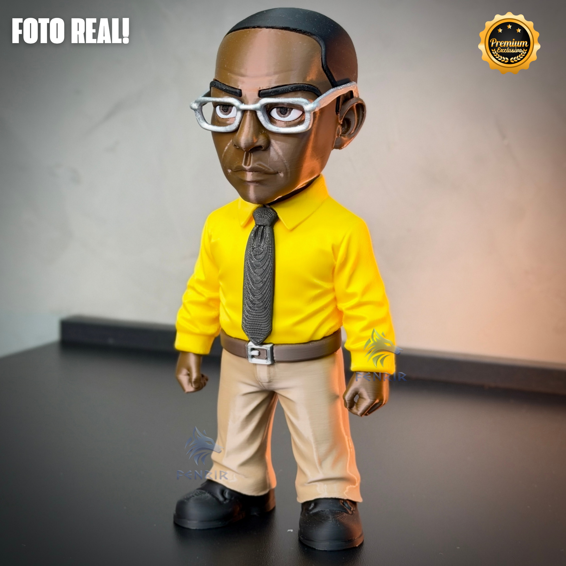 Gus Fring Breaking Bad (Figure decorativa Cartoon Fã) estilo Cartoon Montado a mão artesanal EXCLUSIVO FRETE GRÁTIS