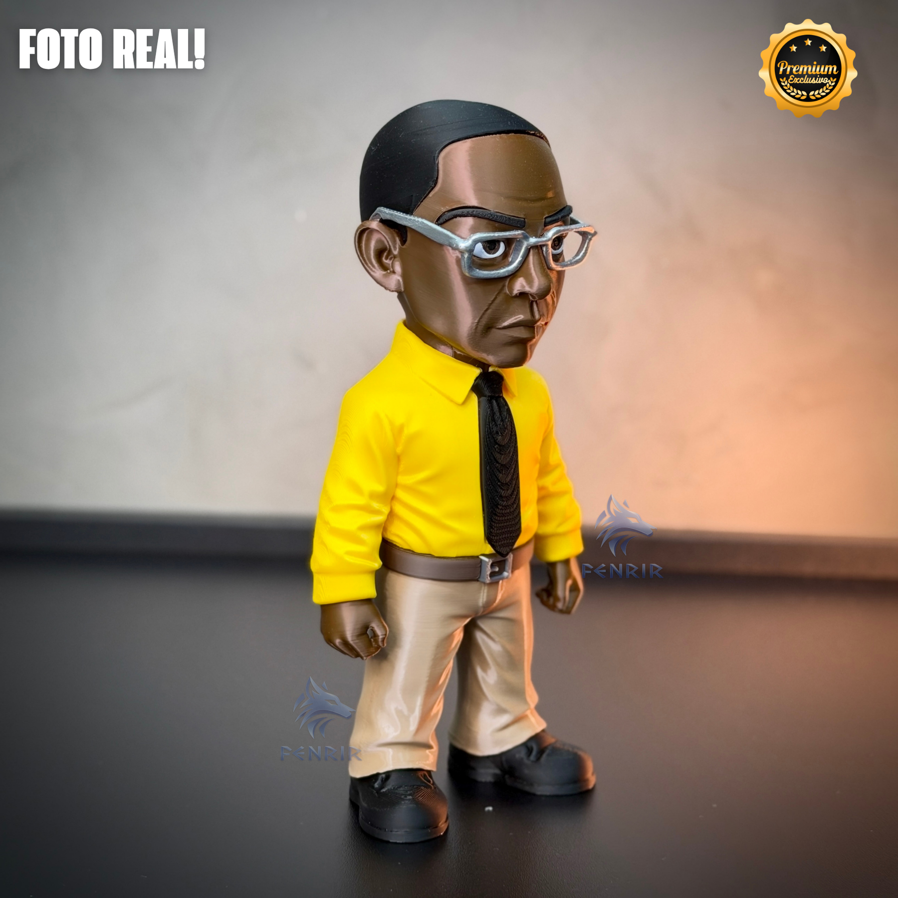 Gus Fring Breaking Bad (Figure decorativa Cartoon Fã) estilo Cartoon Montado a mão artesanal EXCLUSIVO FRETE GRÁTIS
