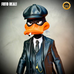 The Duck Shelby (Figure decorativa Patolino Peaky Blinders) estilo Cartoon Montado a mão artesanal EXCLUSIVO FRETE GRÁTIS