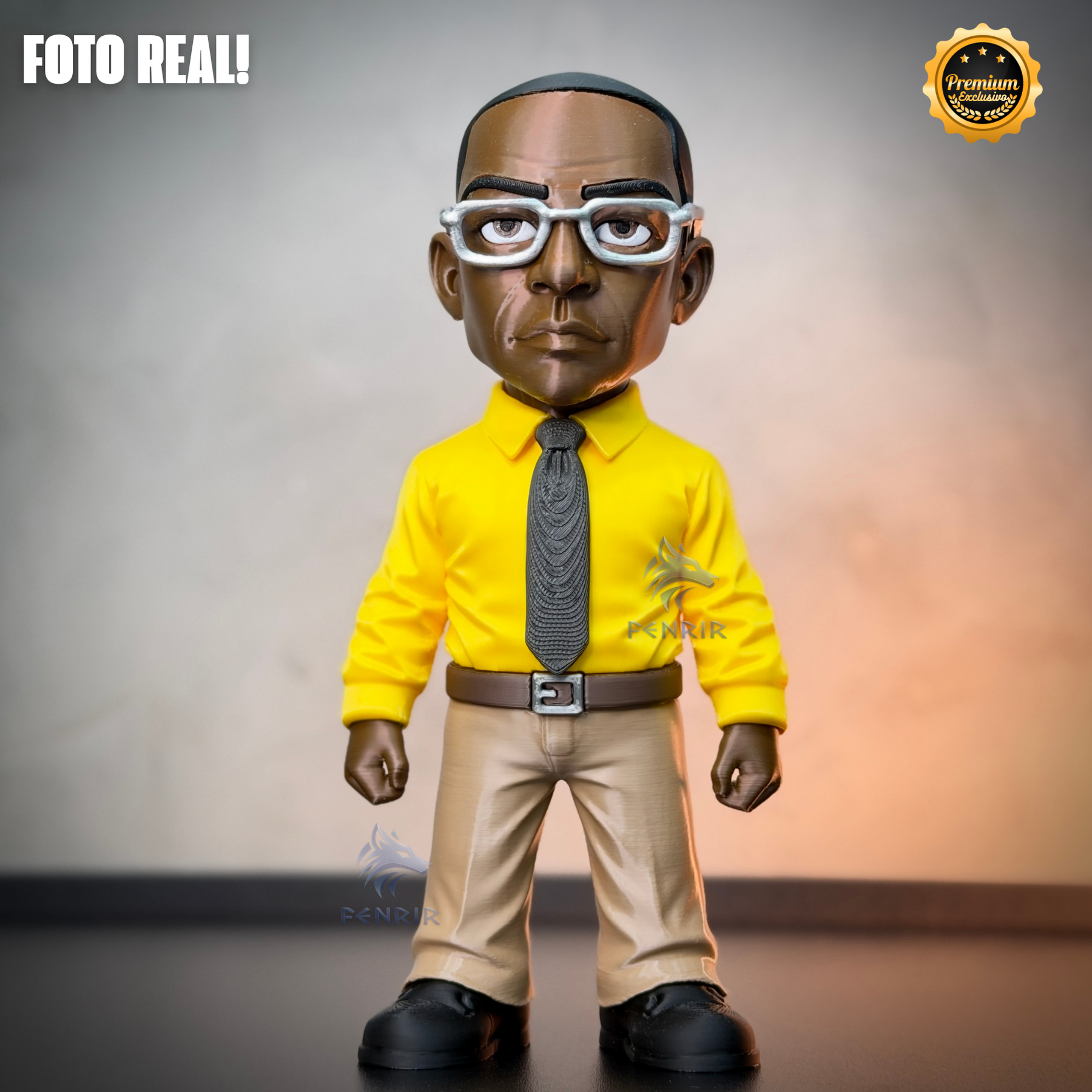 Gus Fring Breaking Bad (Figure decorativa Cartoon Fã) estilo Cartoon Montado a mão artesanal EXCLUSIVO FRETE GRÁTIS