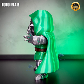 The Doctor Doom (Figure decorativa Doutor Destino) estilo Cartoon Fã Montado a mão artesanal EXCLUSIVO FRETE GRÁTIS
