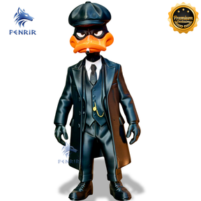 The Duck Shelby (Figure decorativa Patolino Peaky Blinders) estilo Cartoon Montado a mão artesanal EXCLUSIVO FRETE GRÁTIS