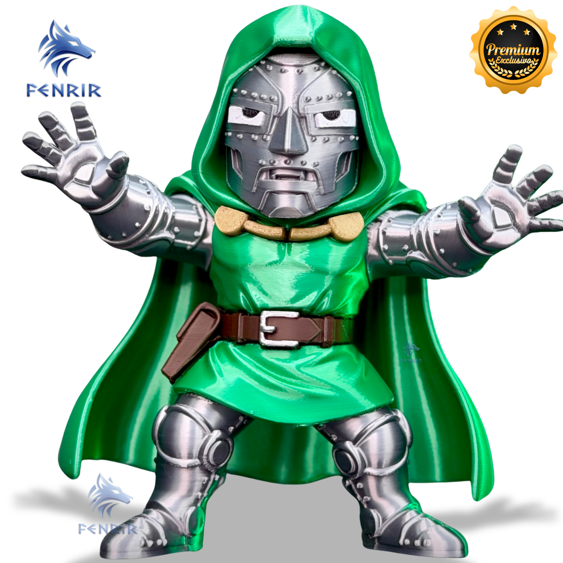 The Doctor Doom (Figure decorativa Doutor Destino) estilo Cartoon Fã Montado a mão artesanal EXCLUSIVO FRETE GRÁTIS