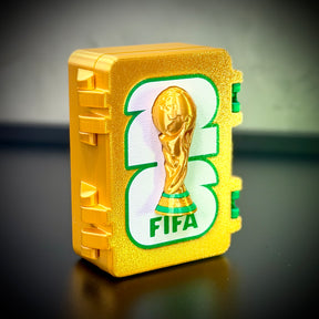 Caixa Premium para figurinhas da Copa do Mundo – Edição Gold Montado a mão Pronta Entrega EXCLUSIVO FRETE GRÁTIS