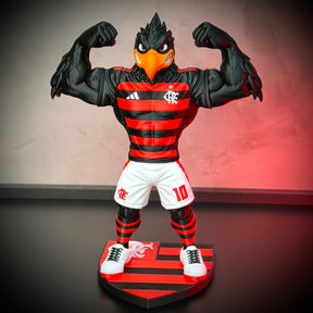 O Urubu do Flamengo Premium Mascote – Arte Decorativa Exclusiva Montado a mão Pronta Entrega EXCLUSIVO FRETE GRÁTIS