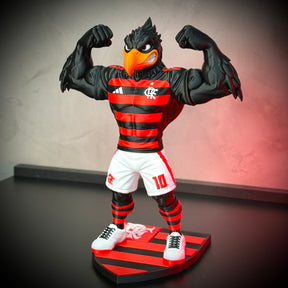 O Urubu do Flamengo Premium Mascote – Arte Decorativa Exclusiva Montado a mão Pronta Entrega EXCLUSIVO FRETE GRÁTIS