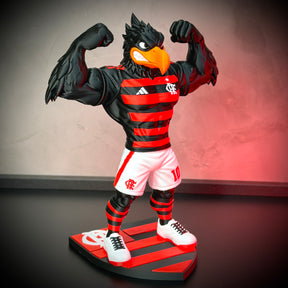 O Urubu do Flamengo Premium Mascote – Arte Decorativa Exclusiva Montado a mão Pronta Entrega EXCLUSIVO FRETE GRÁTIS