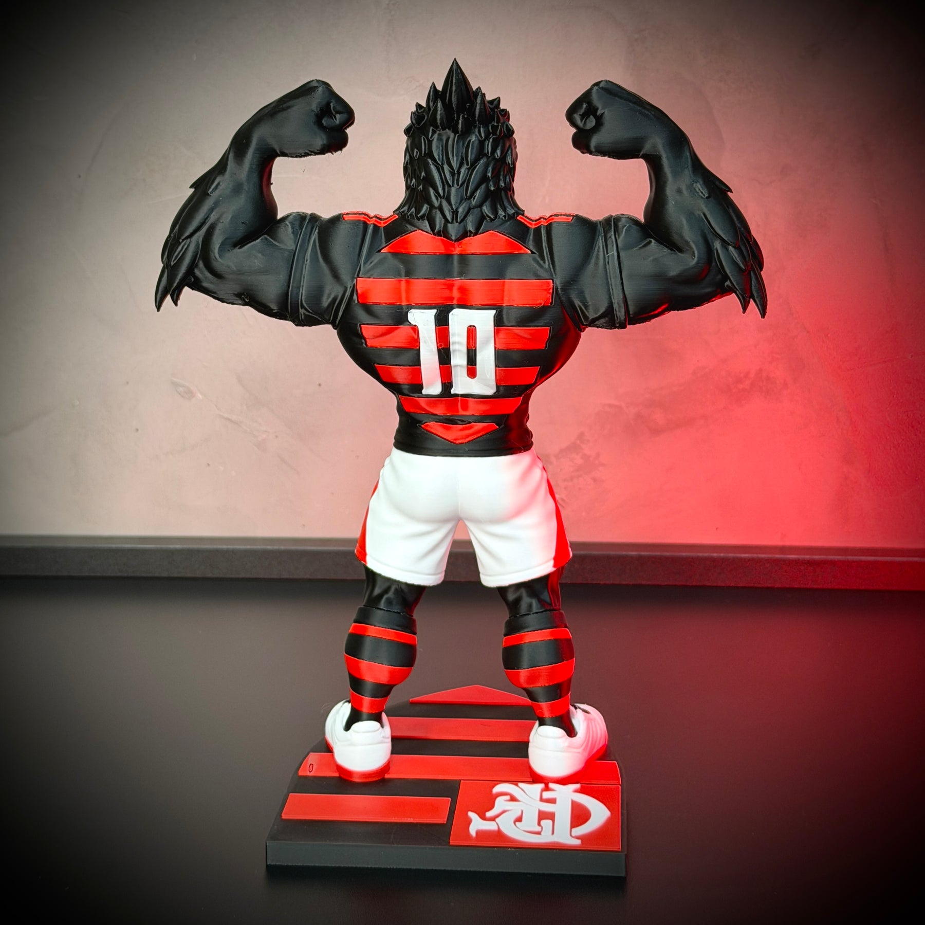 O Urubu do Flamengo Premium Mascote – Arte Decorativa Exclusiva Montado a mão Pronta Entrega EXCLUSIVO FRETE GRÁTIS