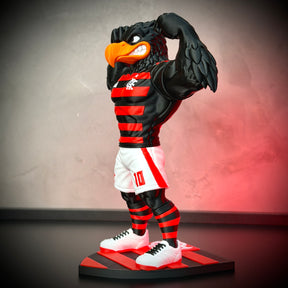 O Urubu do Flamengo Premium Mascote – Arte Decorativa Exclusiva Montado a mão Pronta Entrega EXCLUSIVO FRETE GRÁTIS