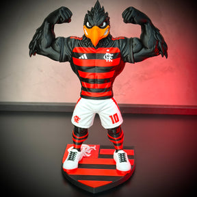 O Urubu do Flamengo Premium Mascote – Arte Decorativa Exclusiva Montado a mão Pronta Entrega EXCLUSIVO FRETE GRÁTIS