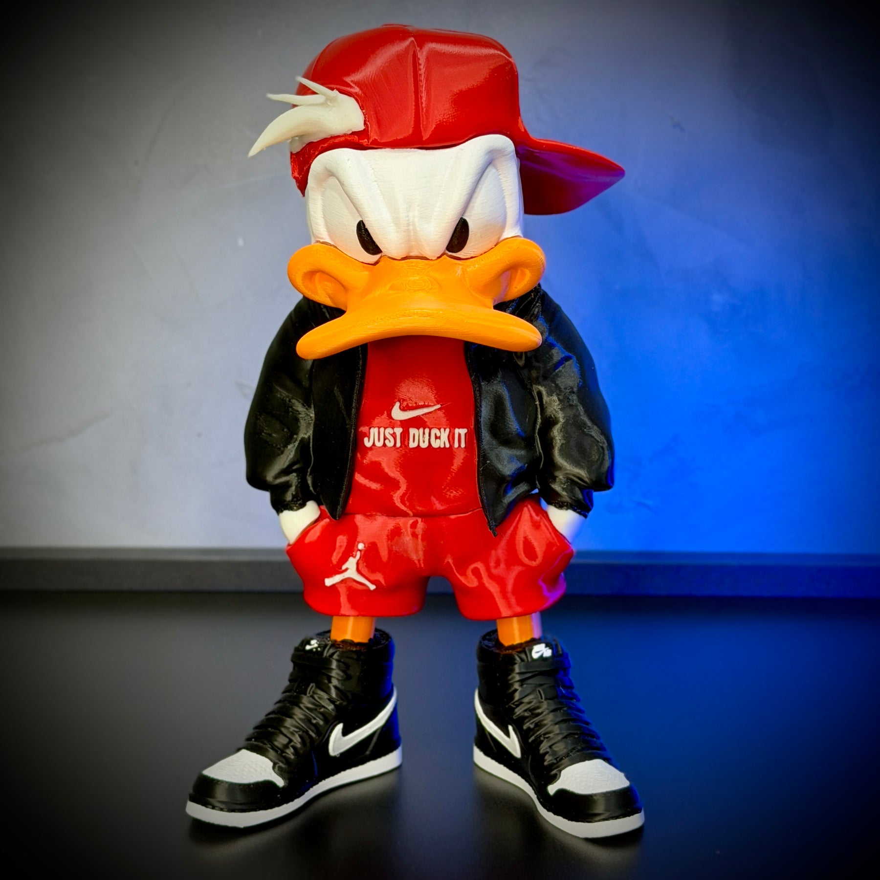 Pato Donald Urban Figura decorativa estilo Cartoon Montado a mão artesanal EXCLUSIVO FRETE GRÁTIS