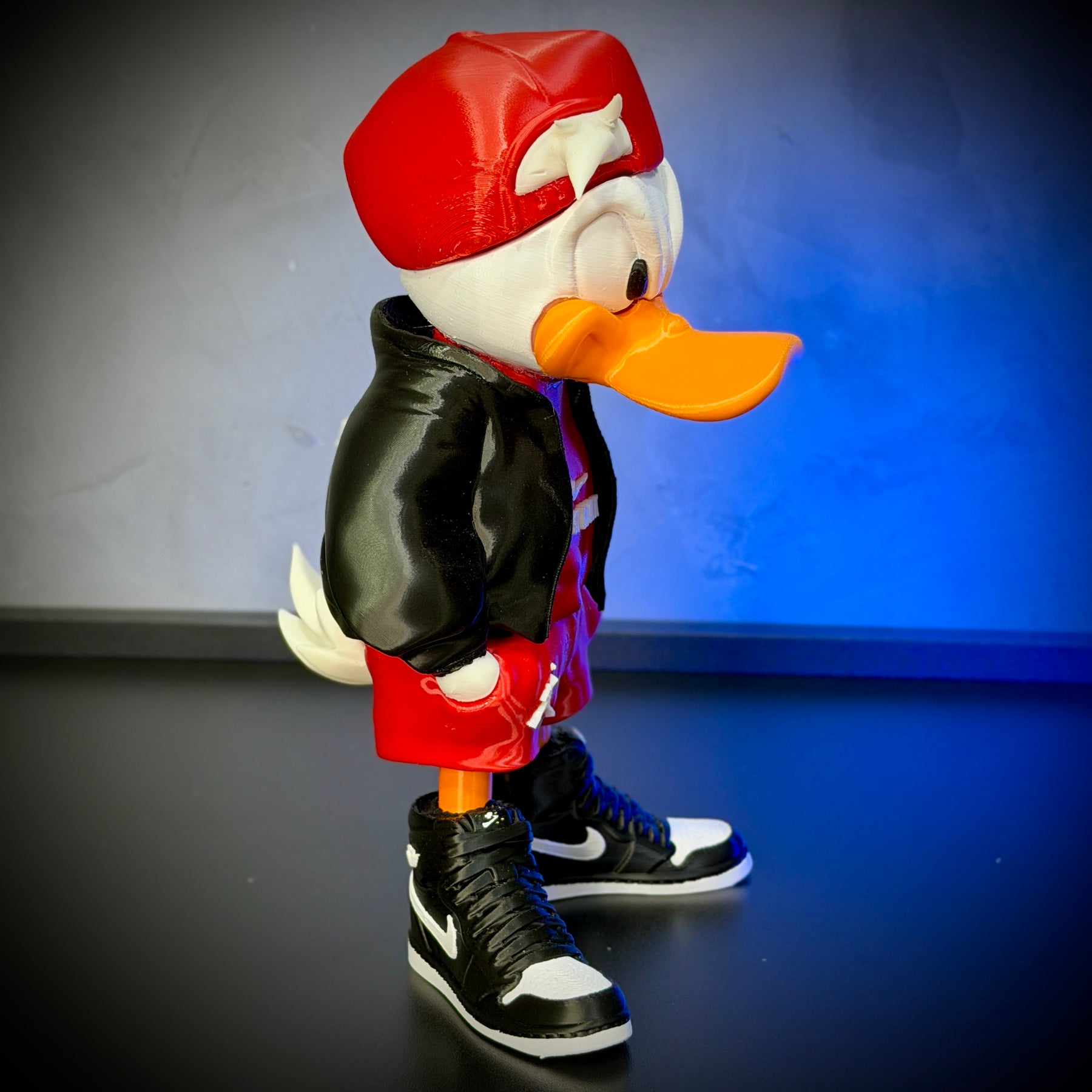 Pato Donald Urban Figura decorativa estilo Cartoon Montado a mão artesanal EXCLUSIVO FRETE GRÁTIS