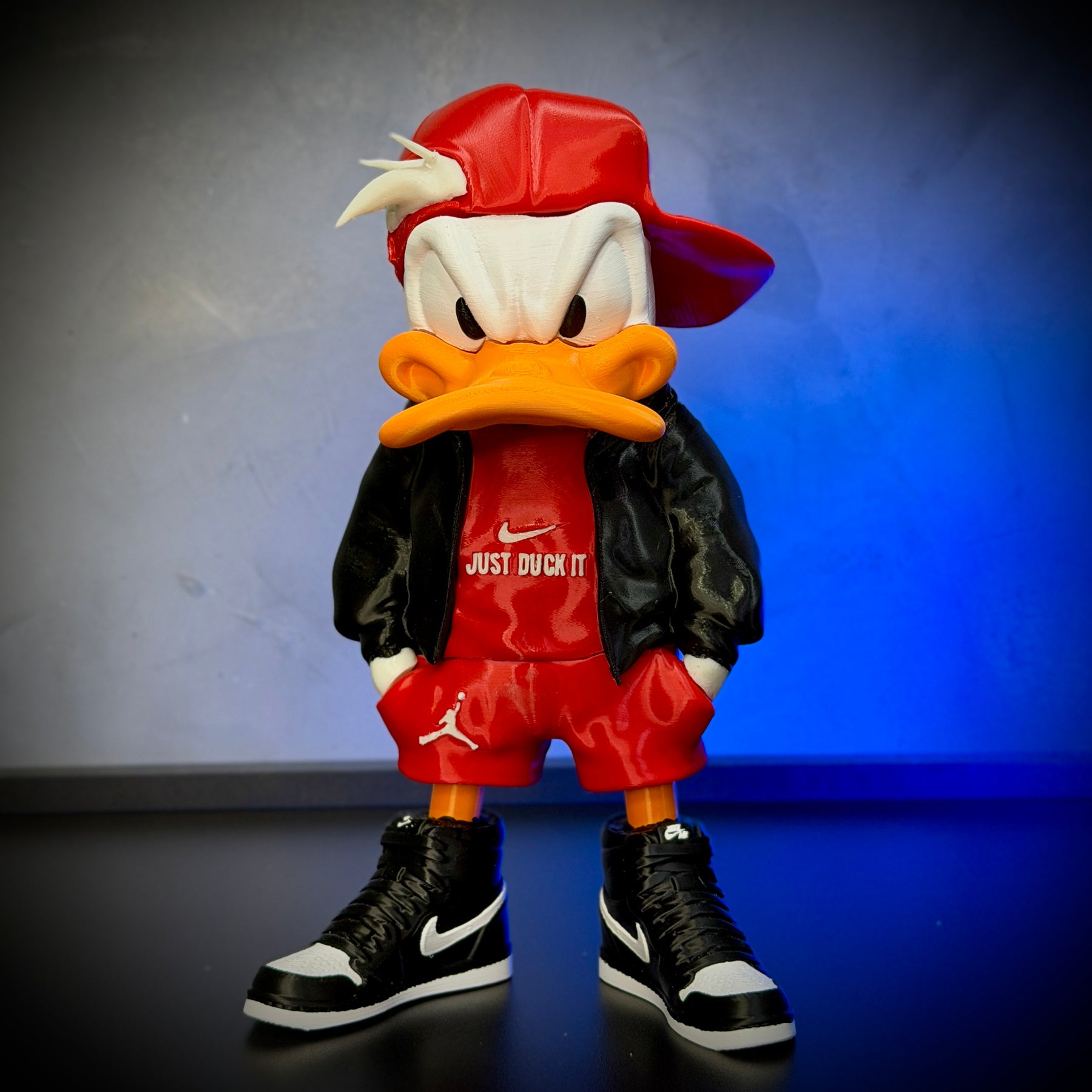 Pato Donald Urban Figura decorativa estilo Cartoon Montado a mão artesanal EXCLUSIVO FRETE GRÁTIS