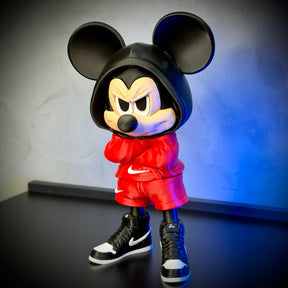 O Mickey Nervoso Urban Figura decorativa estilo Cartoon Montado a mão artesanal EXCLUSIVO FRETE GRÁTIS
