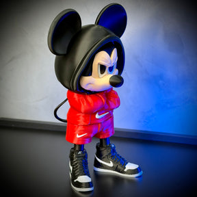 O Mickey Nervoso Urban Figura decorativa estilo Cartoon Montado a mão artesanal EXCLUSIVO FRETE GRÁTIS