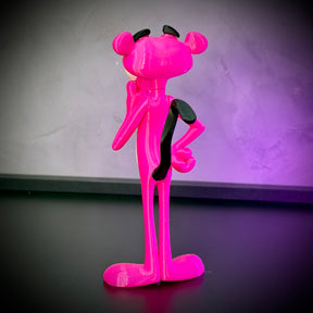 A pantera Cor de Rosa Figura decorativa estilo Cartoon Montado a mão artesanal EXCLUSIVO FRETE GRÁTIS