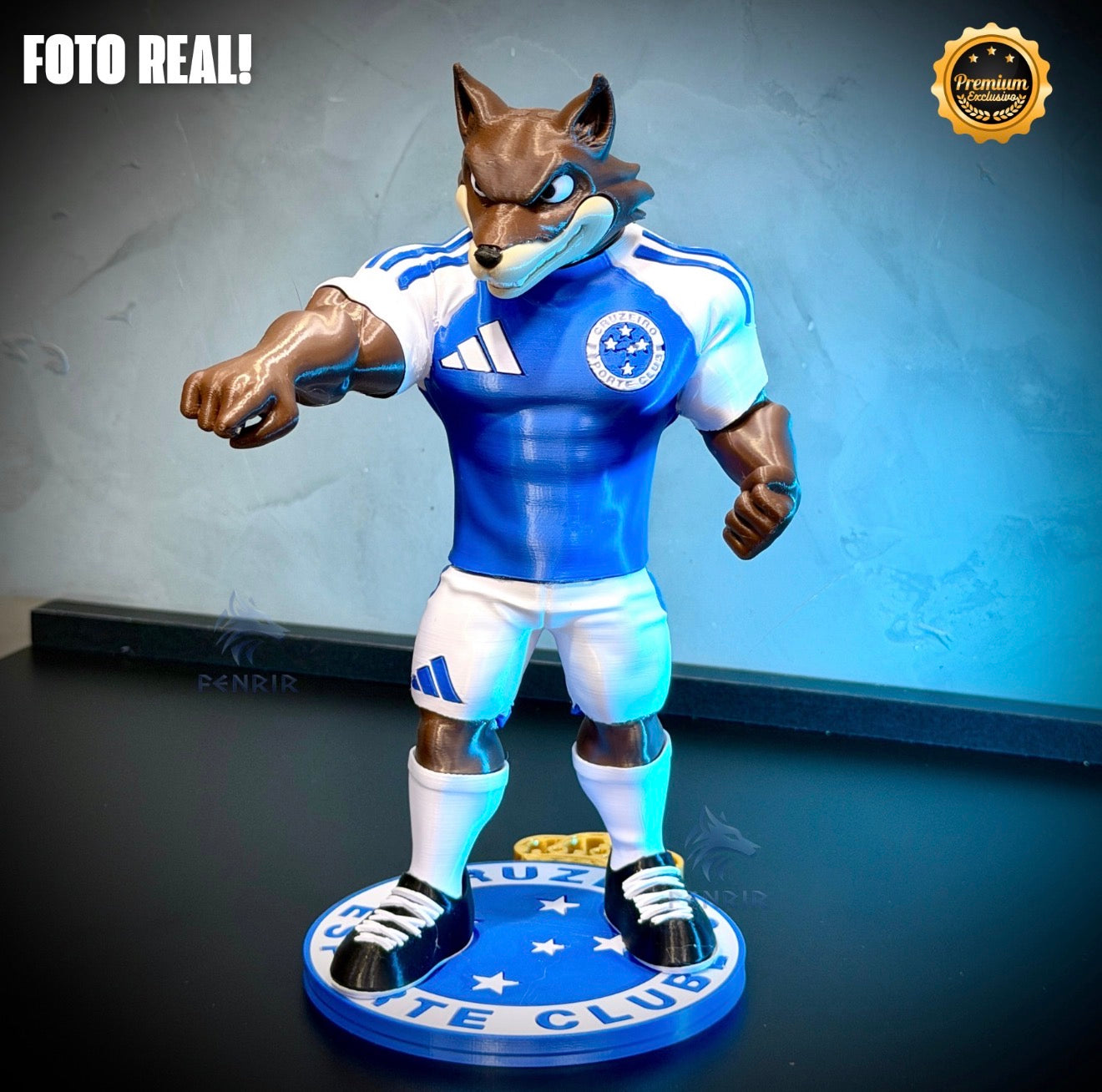 O Raposão Premium Mascote-  Arte Decorativa Exclusiva Montado a mão Pronta Entrega Montado a mão Pronta ENtrega EXCLUSIVO FRETE GRÁTIS