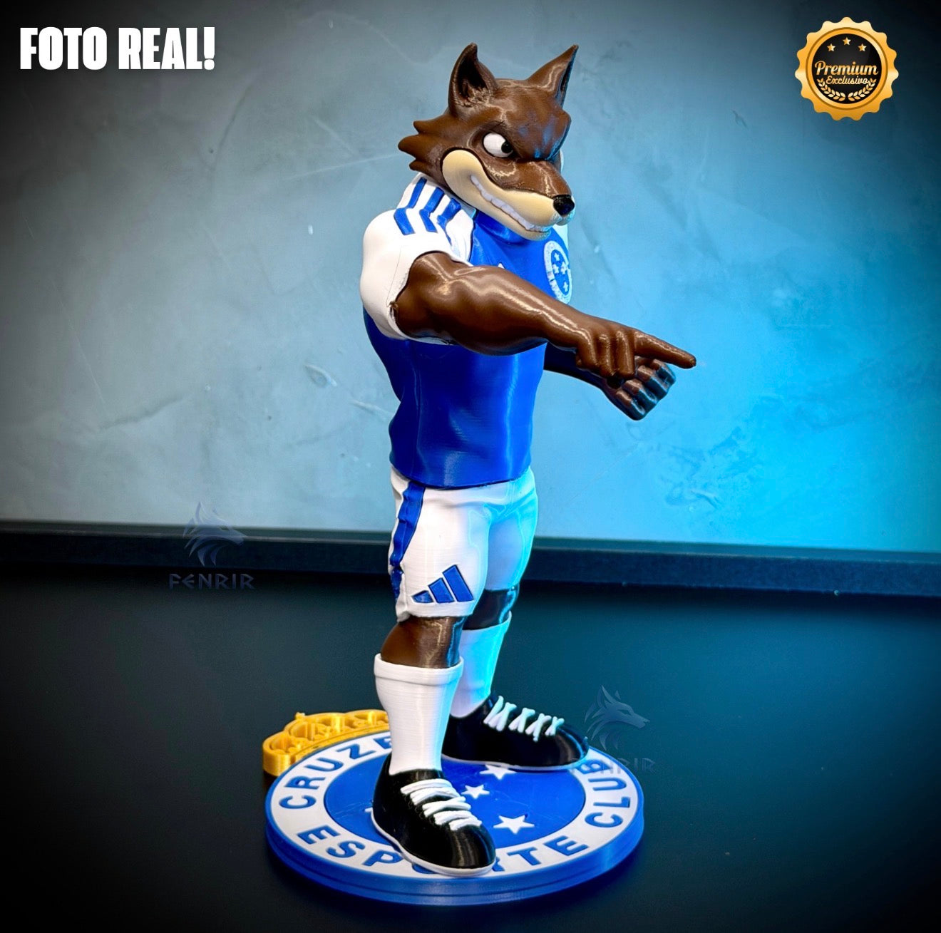 O Raposão Premium Mascote-  Arte Decorativa Exclusiva Montado a mão Pronta Entrega Montado a mão Pronta ENtrega EXCLUSIVO FRETE GRÁTIS