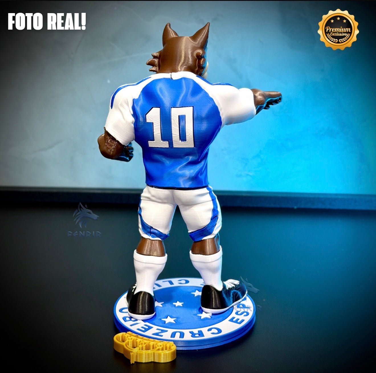 O Raposão Premium Mascote-  Arte Decorativa Exclusiva Montado a mão Pronta Entrega Montado a mão Pronta ENtrega EXCLUSIVO FRETE GRÁTIS