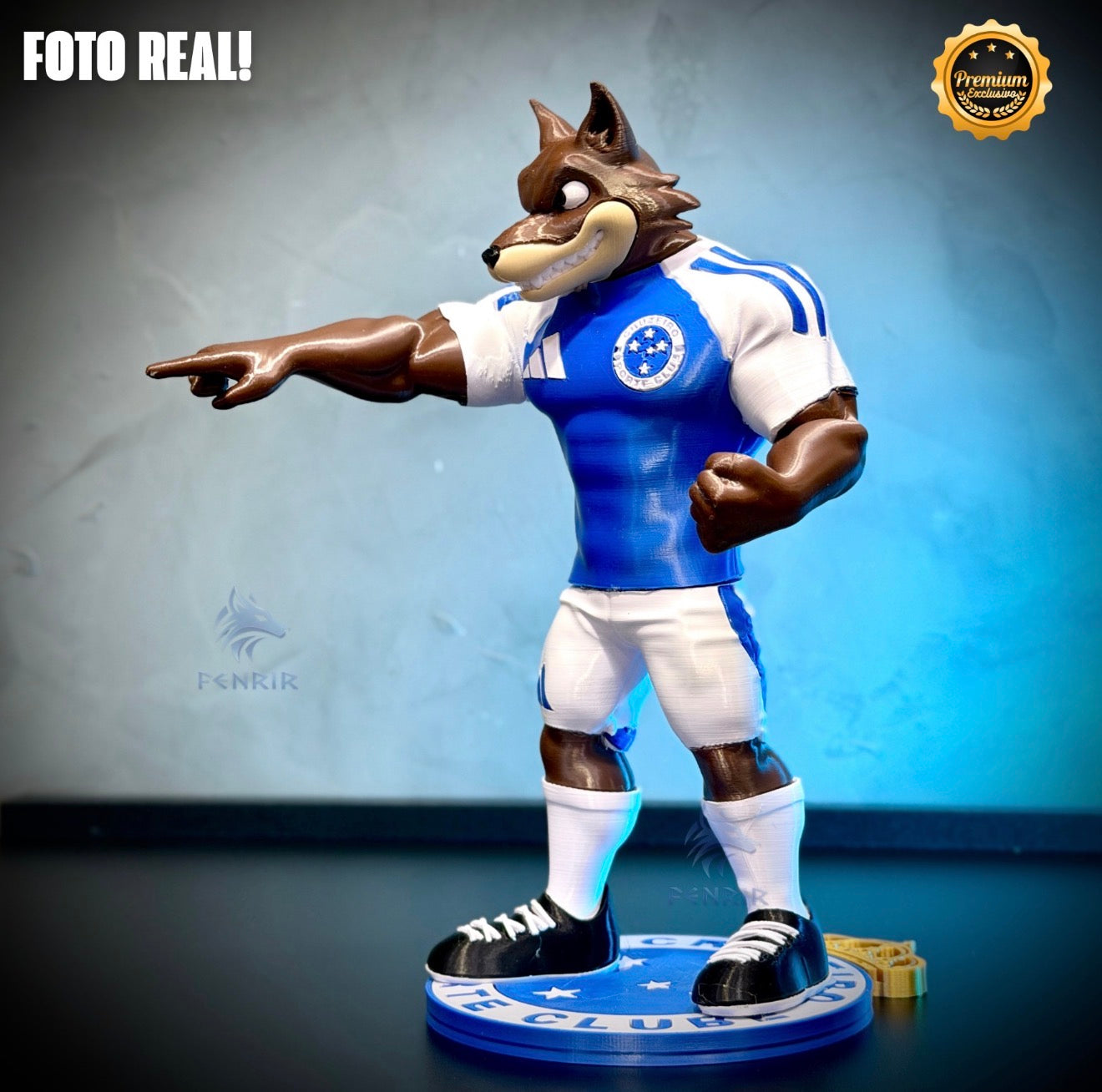 O Raposão Premium Mascote-  Arte Decorativa Exclusiva Montado a mão Pronta Entrega Montado a mão Pronta ENtrega EXCLUSIVO FRETE GRÁTIS