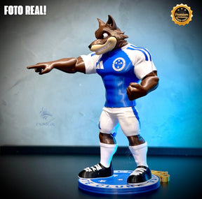 O Raposão Premium Mascote-  Arte Decorativa Exclusiva Montado a mão Pronta Entrega Montado a mão Pronta ENtrega EXCLUSIVO FRETE GRÁTIS