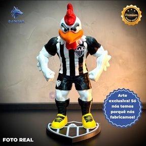 O Galo Doido Premium Mascote – Arte Decorativa Exclusiva Montado a mão Pronta Entrega EXCLUSIVO FRETE GRÁTIS
