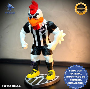 O Galo Doido Premium Mascote – Arte Decorativa Exclusiva Montado a mão Pronta Entrega EXCLUSIVO FRETE GRÁTIS