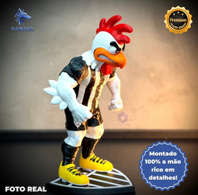 O Galo Doido Premium Mascote – Arte Decorativa Exclusiva Montado a mão Pronta Entrega EXCLUSIVO FRETE GRÁTIS
