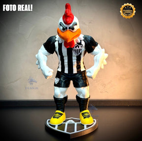 O Galo Doido Premium Mascote – Arte Decorativa Exclusiva Montado a mão Pronta Entrega EXCLUSIVO FRETE GRÁTIS