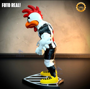 O Galo Doido Premium Mascote – Arte Decorativa Exclusiva Montado a mão Pronta Entrega EXCLUSIVO FRETE GRÁTIS