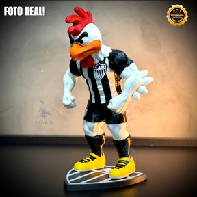O Galo Doido Premium Mascote – Arte Decorativa Exclusiva Montado a mão Pronta Entrega EXCLUSIVO FRETE GRÁTIS
