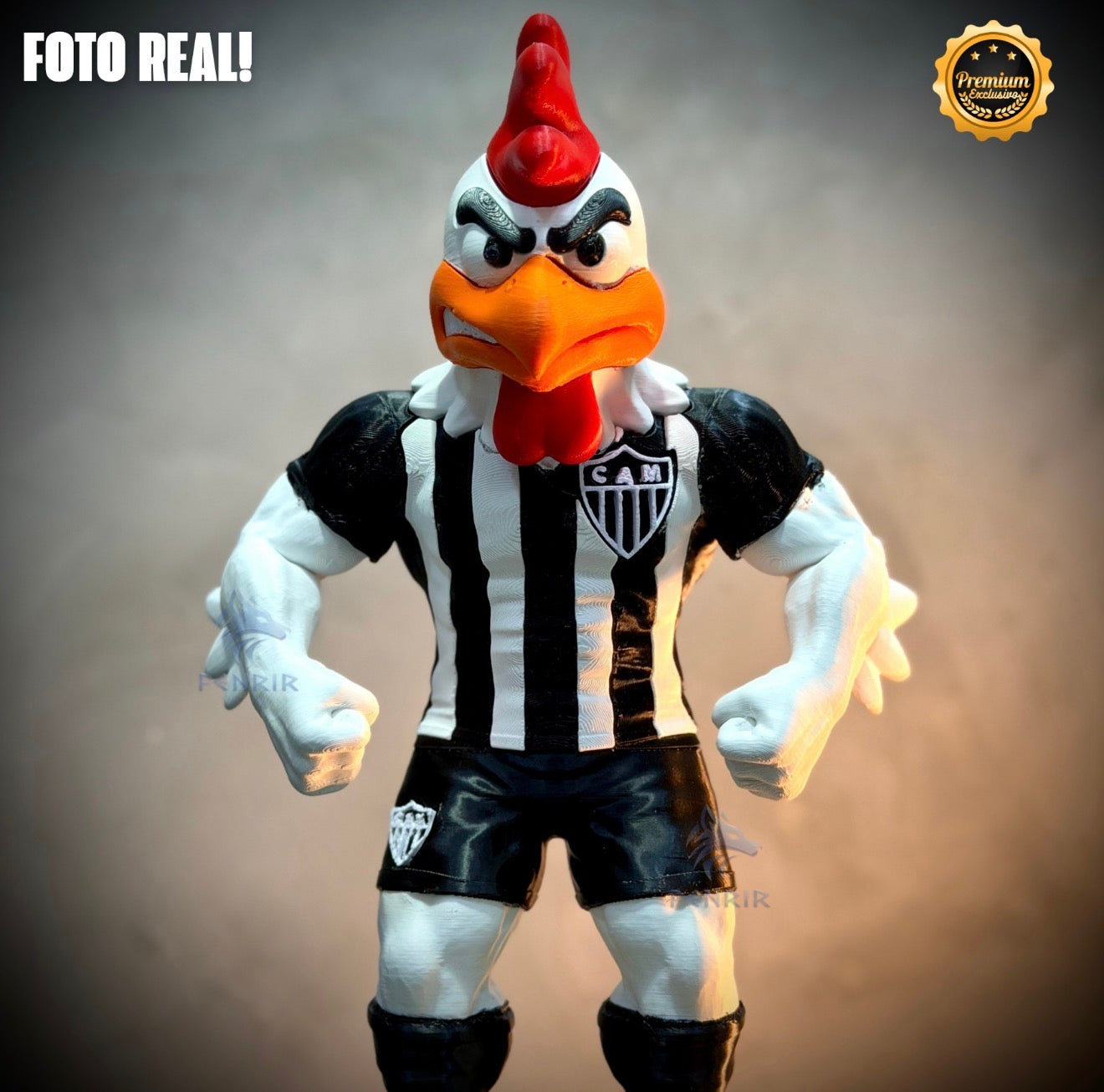 O Galo Doido Premium Mascote – Arte Decorativa Exclusiva Montado a mão Pronta Entrega EXCLUSIVO FRETE GRÁTIS