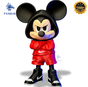 O Mickey Nervoso Urban Figura decorativa estilo Cartoon Montado a mão artesanal EXCLUSIVO FRETE GRÁTIS
