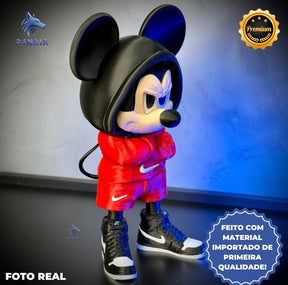 O Mickey Nervoso Urban Figura decorativa estilo Cartoon Montado a mão artesanal EXCLUSIVO FRETE GRÁTIS