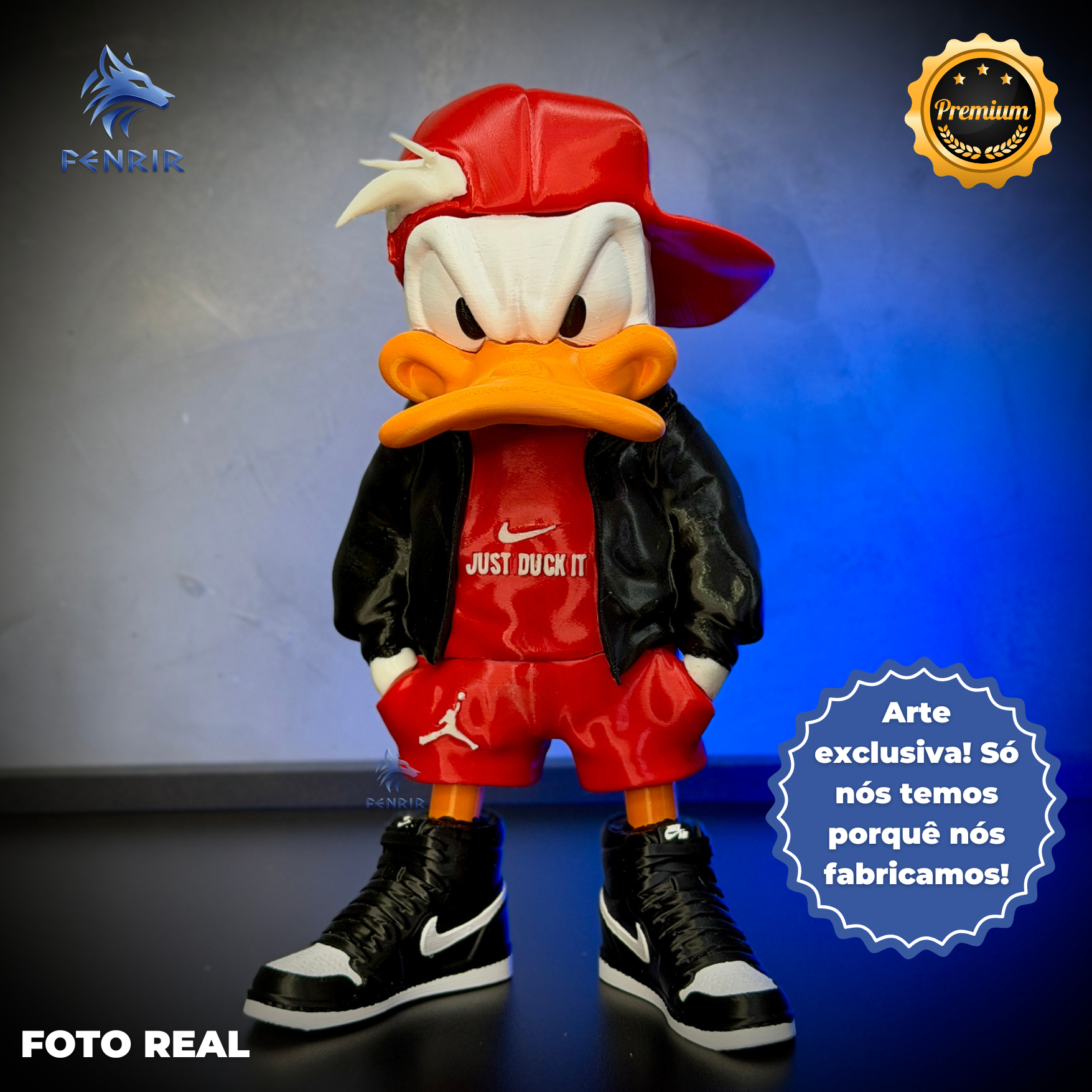 Pato Donald Urban Figura decorativa estilo Cartoon Montado a mão artesanal EXCLUSIVO FRETE GRÁTIS