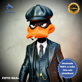 The Duck Shelby (Figure decorativa Patolino Peaky Blinders) estilo Cartoon Montado a mão artesanal EXCLUSIVO FRETE GRÁTIS