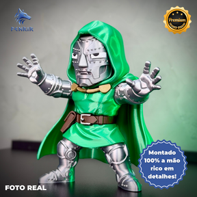 The Doctor Doom (Figure decorativa Doutor Destino) estilo Cartoon Fã Montado a mão artesanal EXCLUSIVO FRETE GRÁTIS