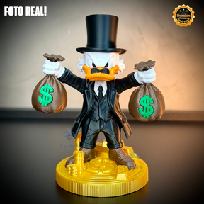 The Money Duck (Figure decorativa tio patinhas dinheiro) estilo Cartoon Montado a mão artesanal EXCLUSIVO FRETE GRÁTIS