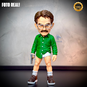 Walter White Episódio Piloto (Figure decorativa Cartoon Fã) estilo Cartoon Montado a mão artesanal EXCLUSIVO FRETE GRÁTIS