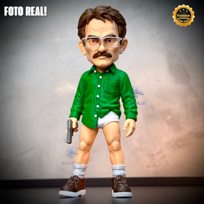 Walter White Episódio Piloto (Figure decorativa Cartoon Fã) estilo Cartoon Montado a mão artesanal EXCLUSIVO FRETE GRÁTIS
