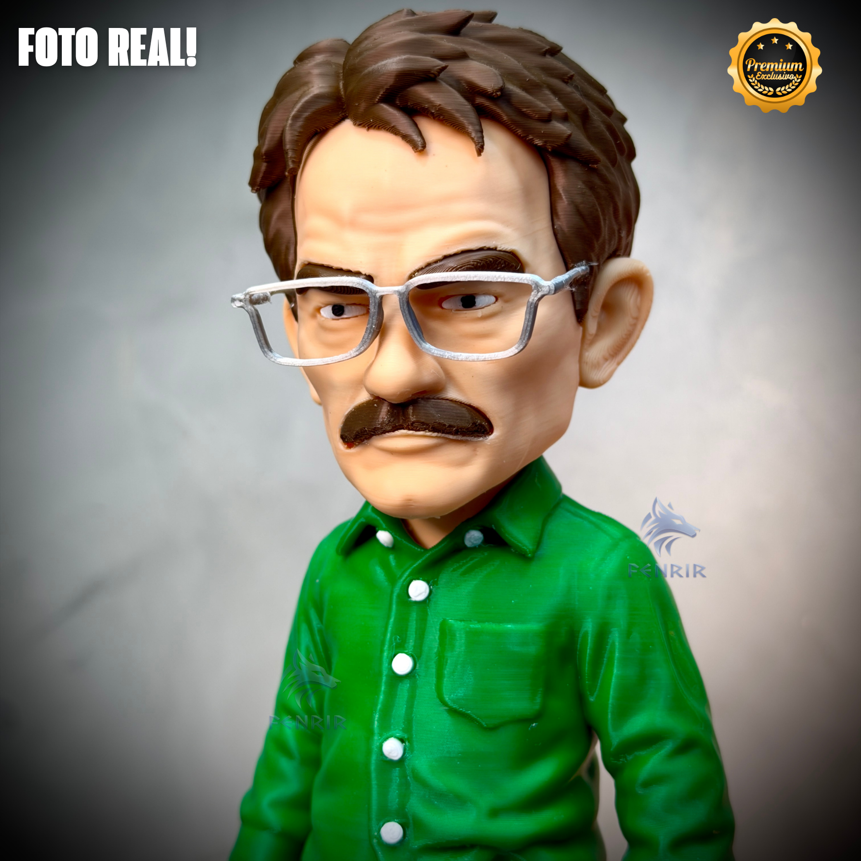 Walter White Episódio Piloto (Figure decorativa Cartoon Fã) estilo Cartoon Montado a mão artesanal EXCLUSIVO FRETE GRÁTIS