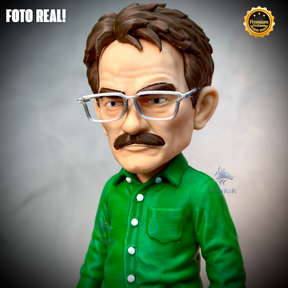 Walter White Episódio Piloto (Figure decorativa Cartoon Fã) estilo Cartoon Montado a mão artesanal EXCLUSIVO FRETE GRÁTIS
